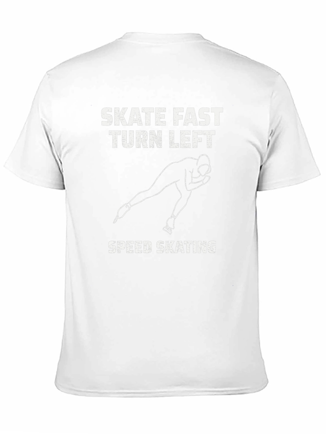 Skate Fast Turn Left Speed Skating T-Shirt