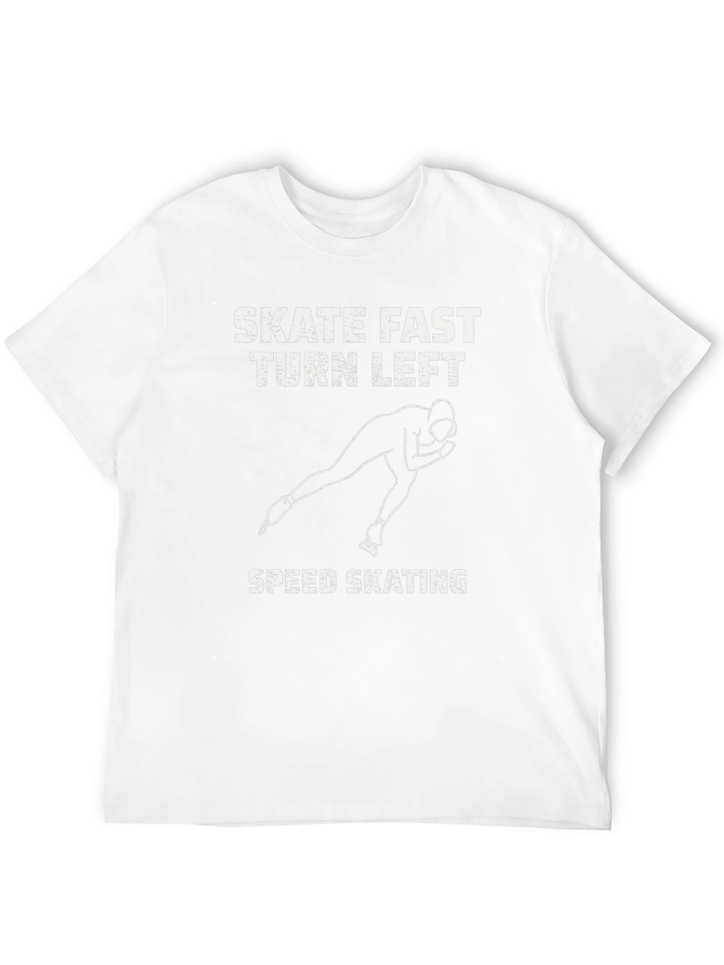 Skate Fast Turn Left Speed Skating T-Shirt
