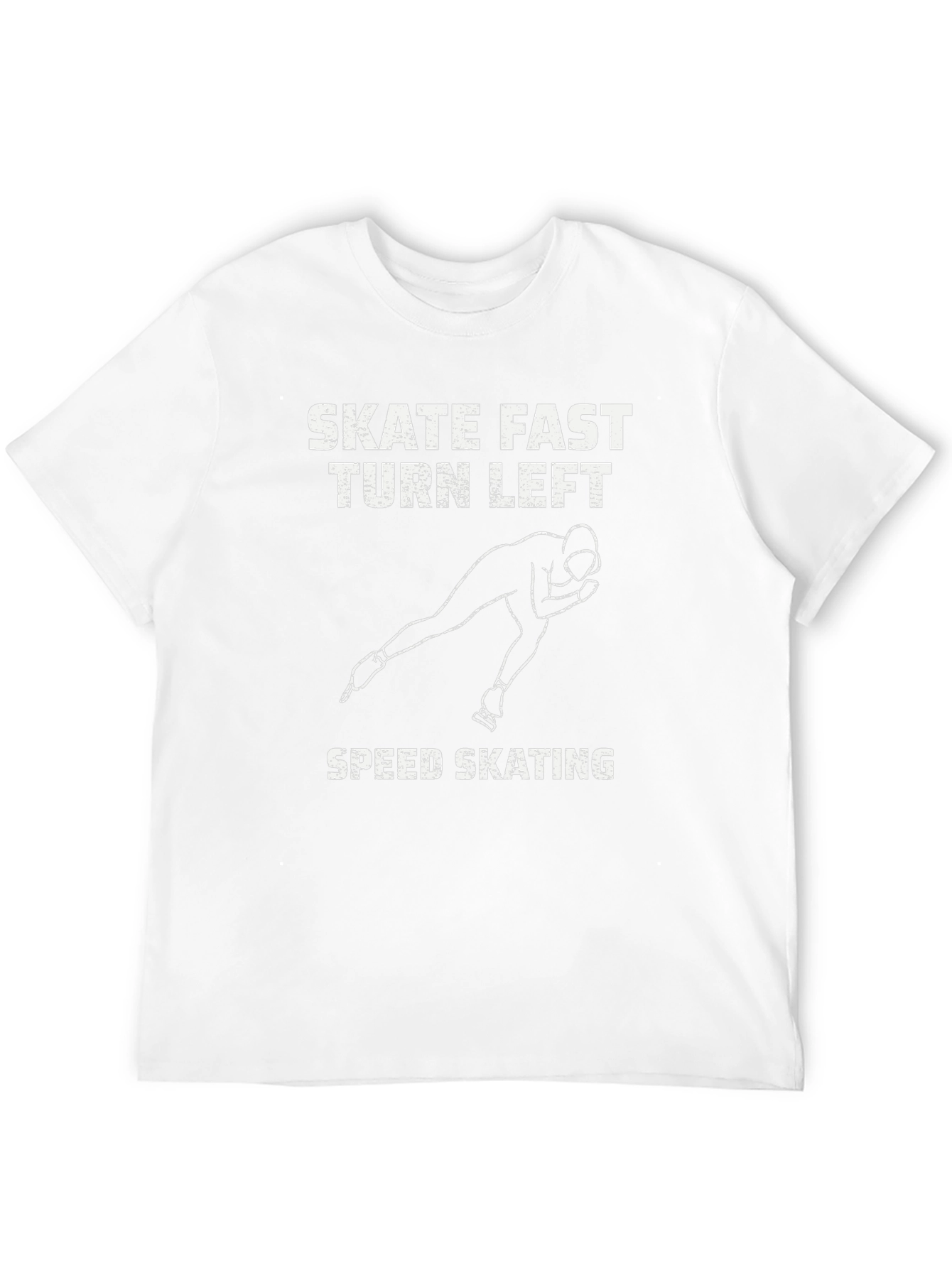 Skate Fast Turn Left Speed Skating T-Shirt
