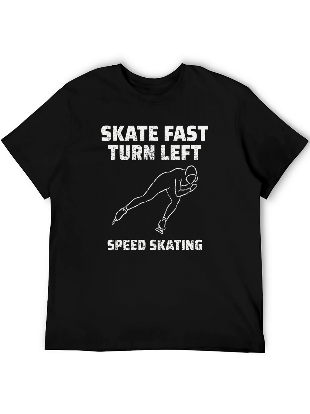 Skate Fast Turn Left Speed Skating T-Shirt
