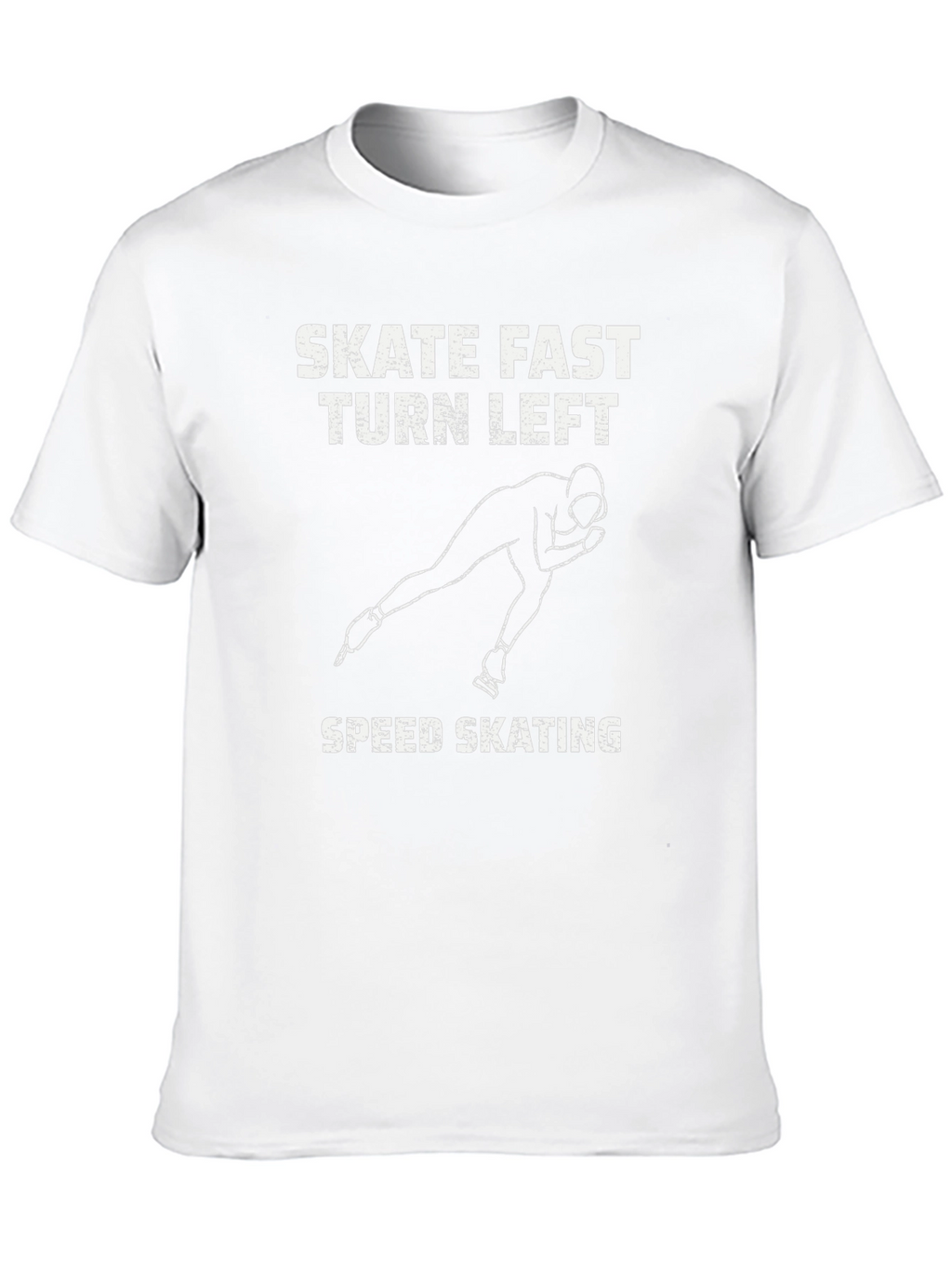Skate Fast Turn Left Speed Skating T-Shirt