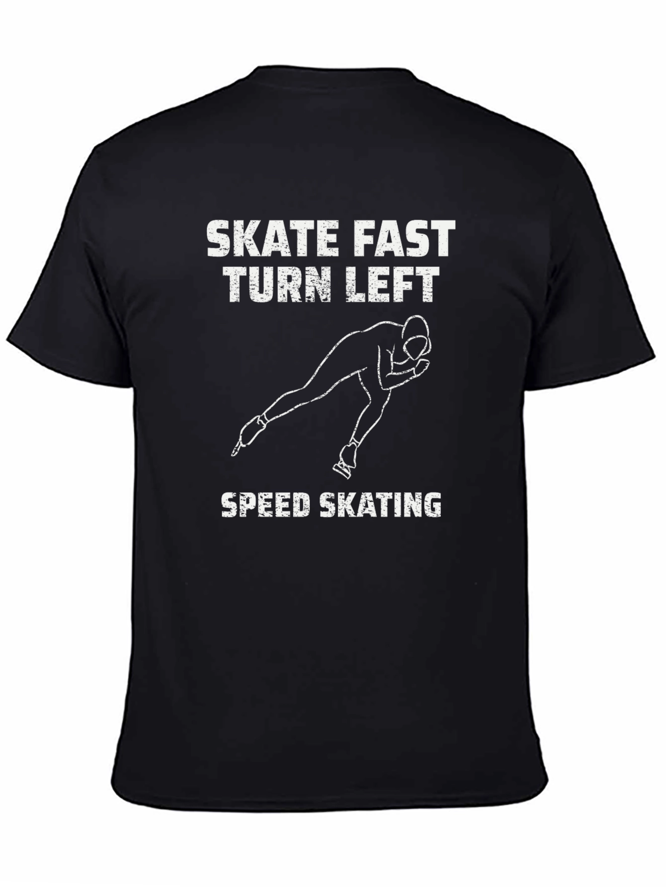 Skate Fast Turn Left Speed Skating T-Shirt