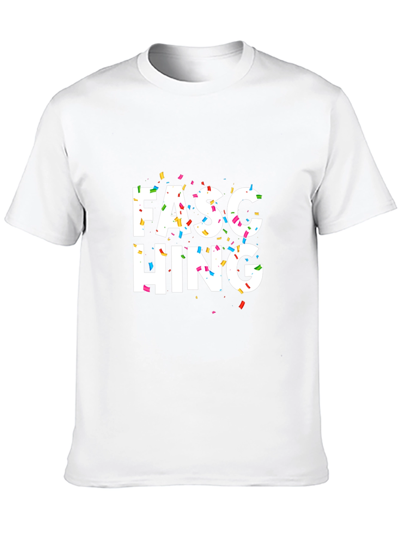 Fasching Confetti Black T-Shirt
