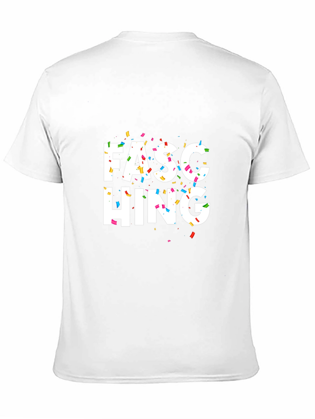 Fasching Confetti Black T-Shirt