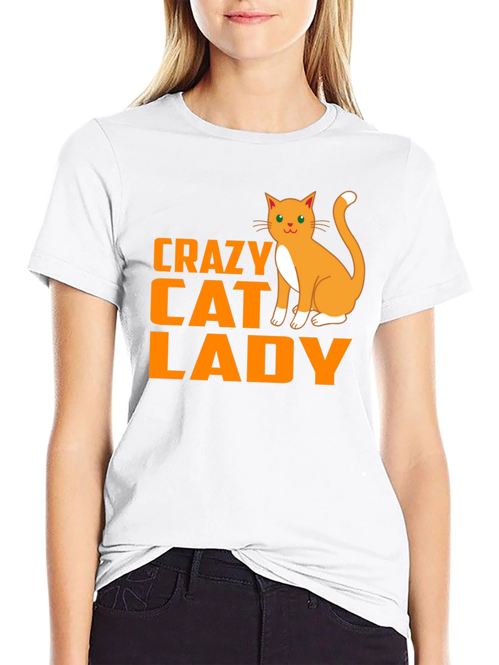 Crazy Cat Lady Black T-Shirt