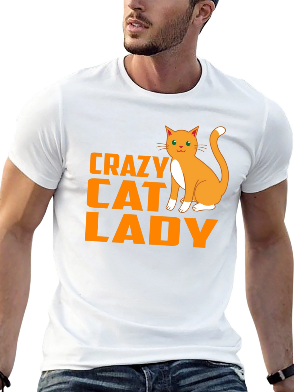 Crazy Cat Lady Black T-Shirt