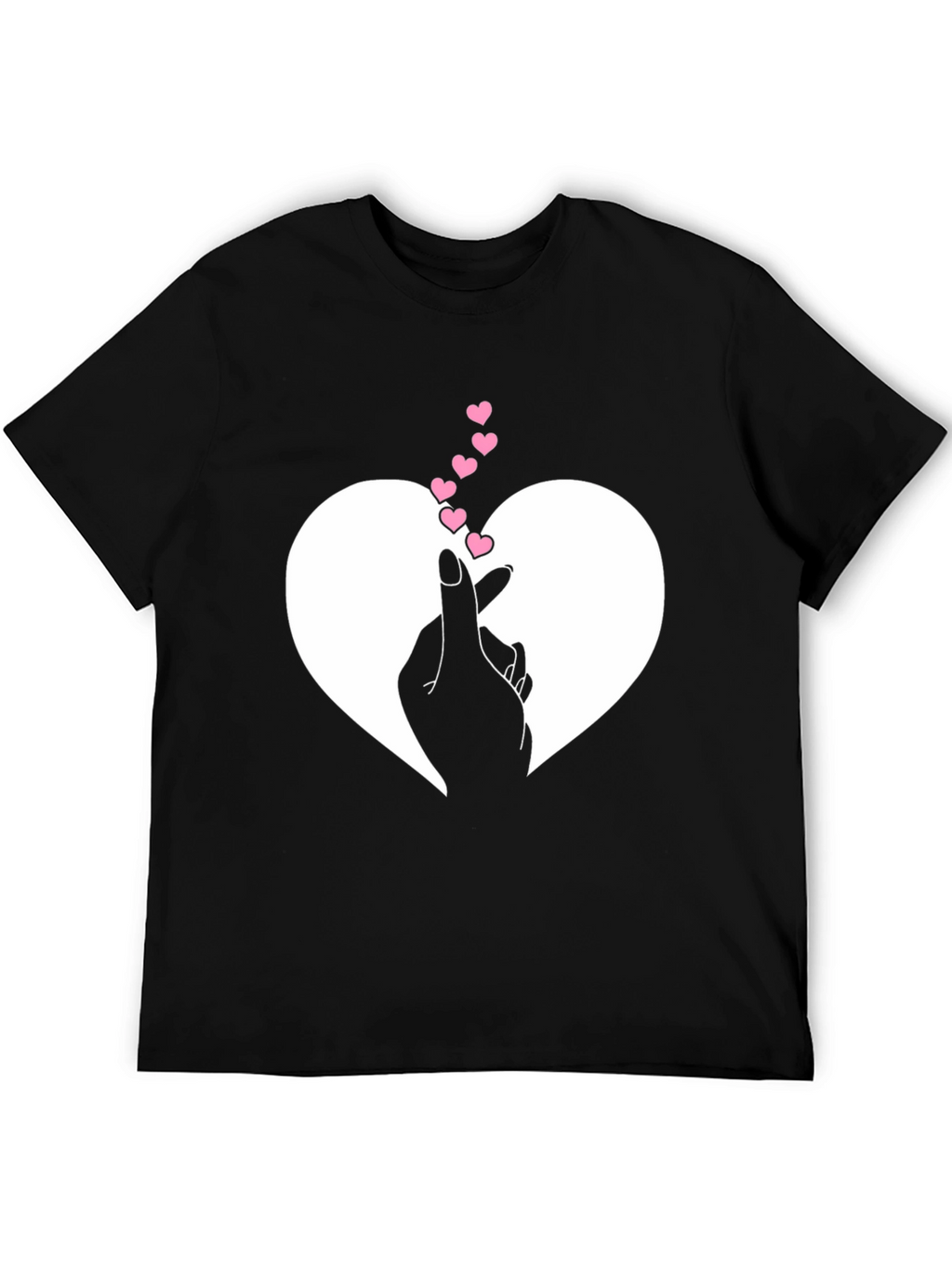 Heart Hand Sign Graphic Tee