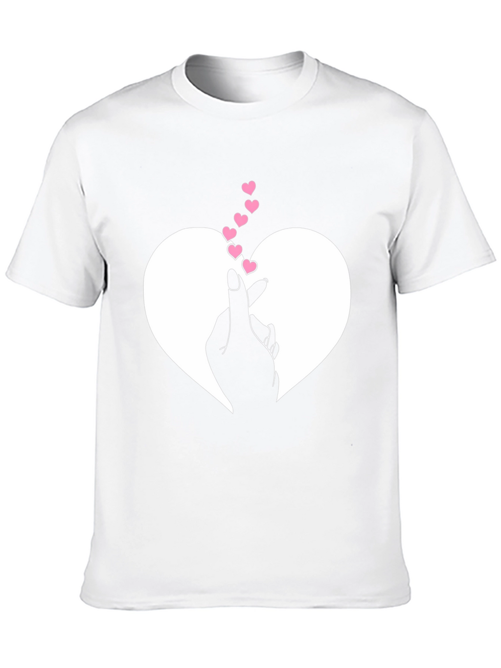 Heart Hand Sign Graphic Tee