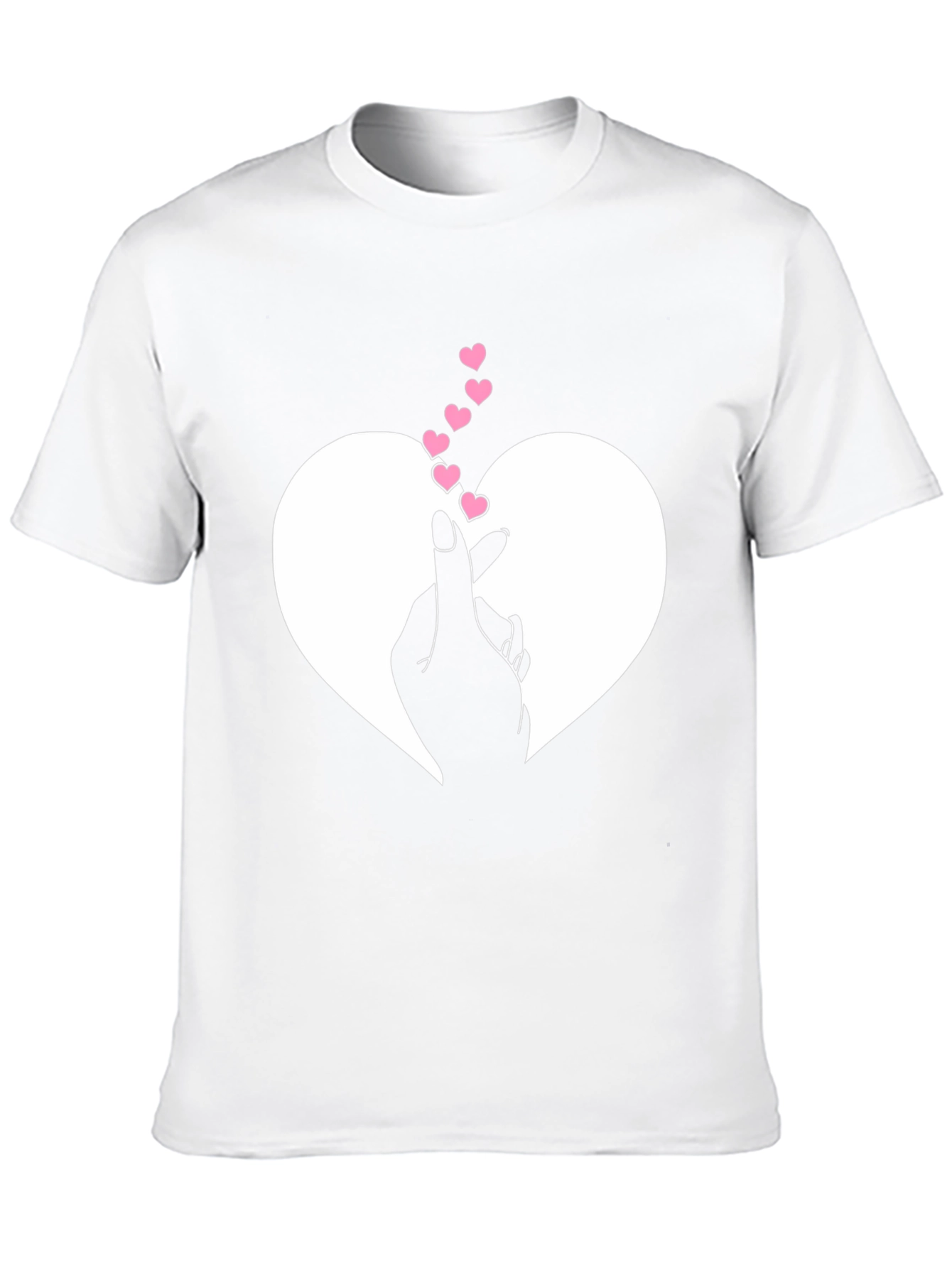 Heart Hand Sign Graphic Tee