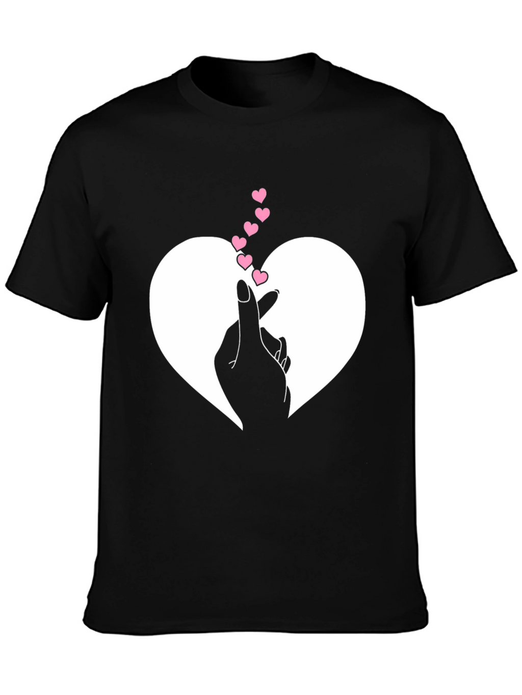 Heart Hand Sign Graphic Tee