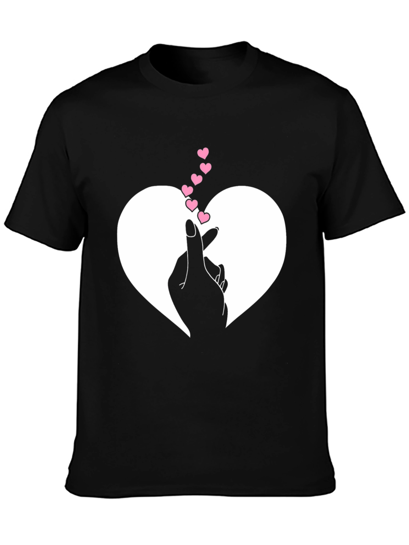 Heart Hand Sign Graphic Tee