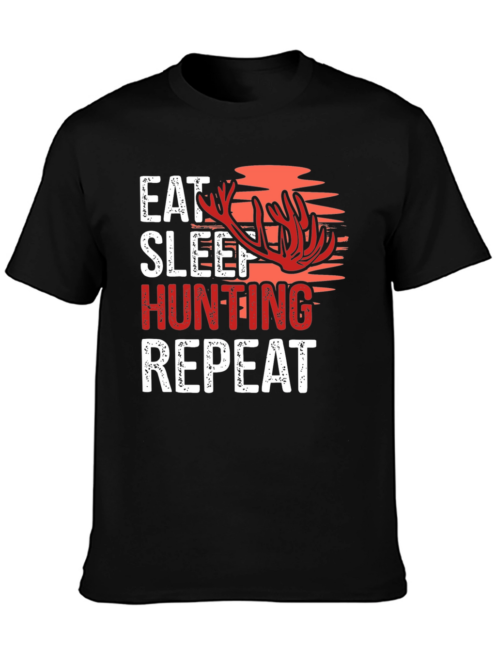 Eat Sleep Hunting Repeat Graphic Tee