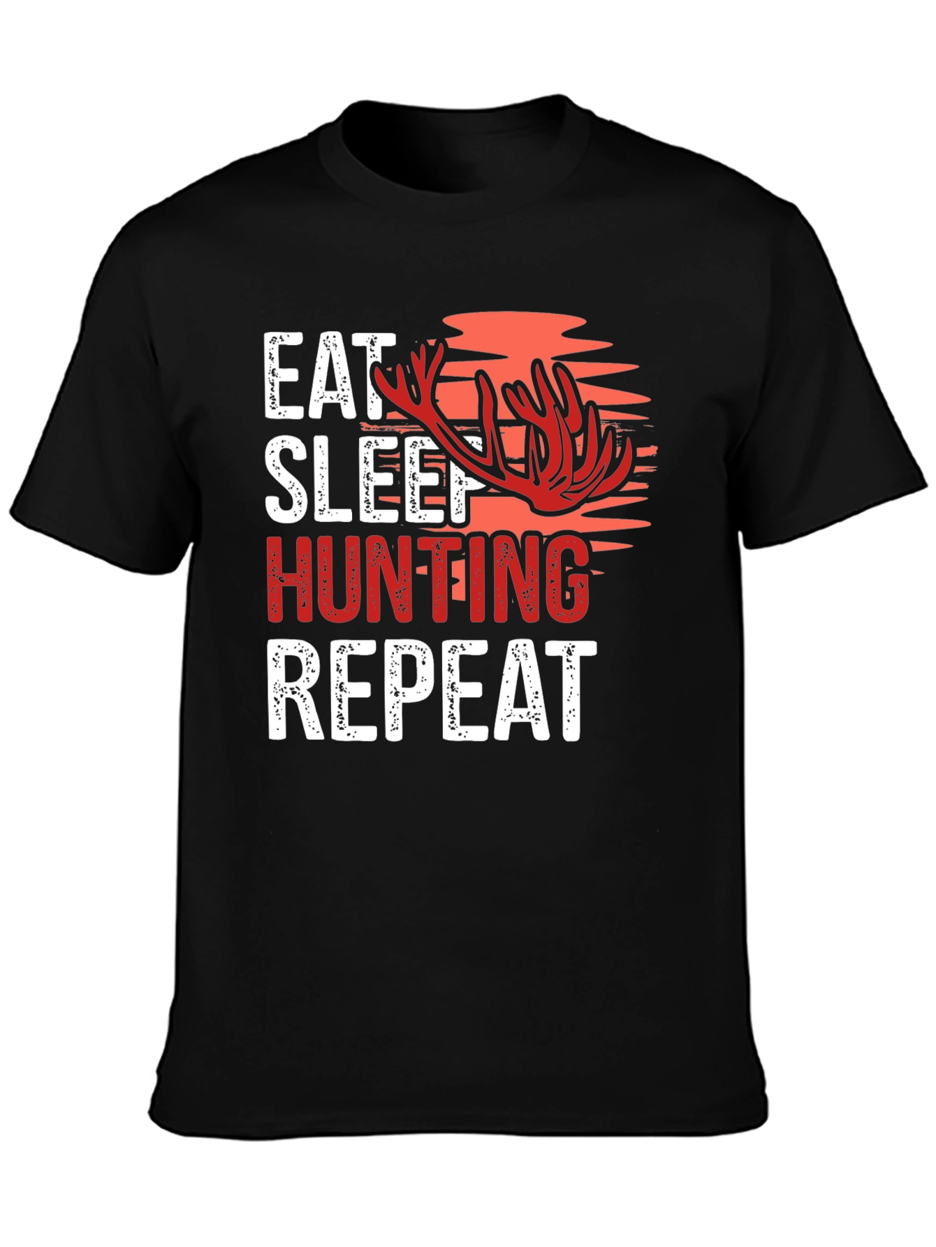 Eat Sleep Hunting Repeat Graphic Tee