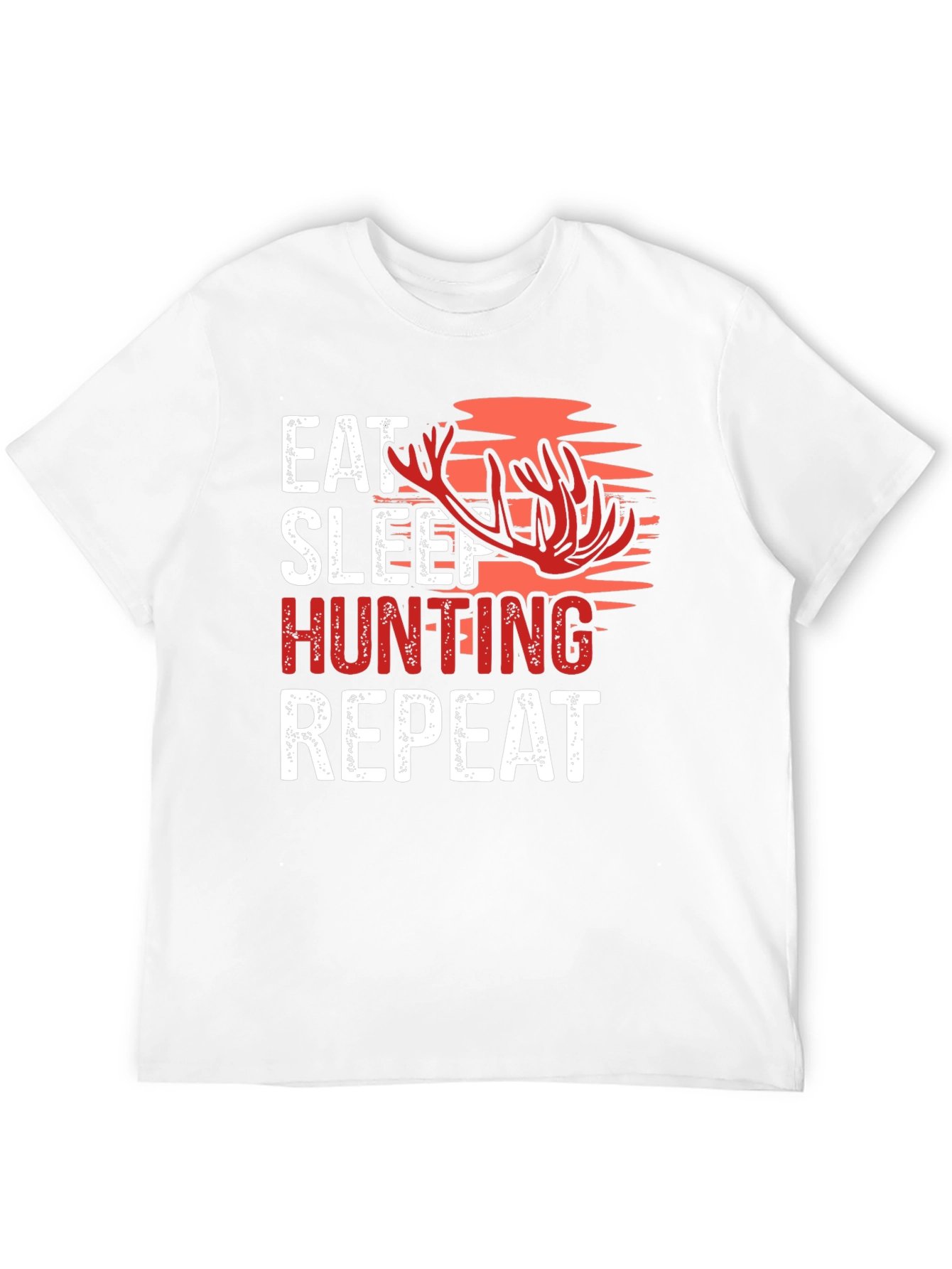 Eat Sleep Hunting Repeat Graphic Tee