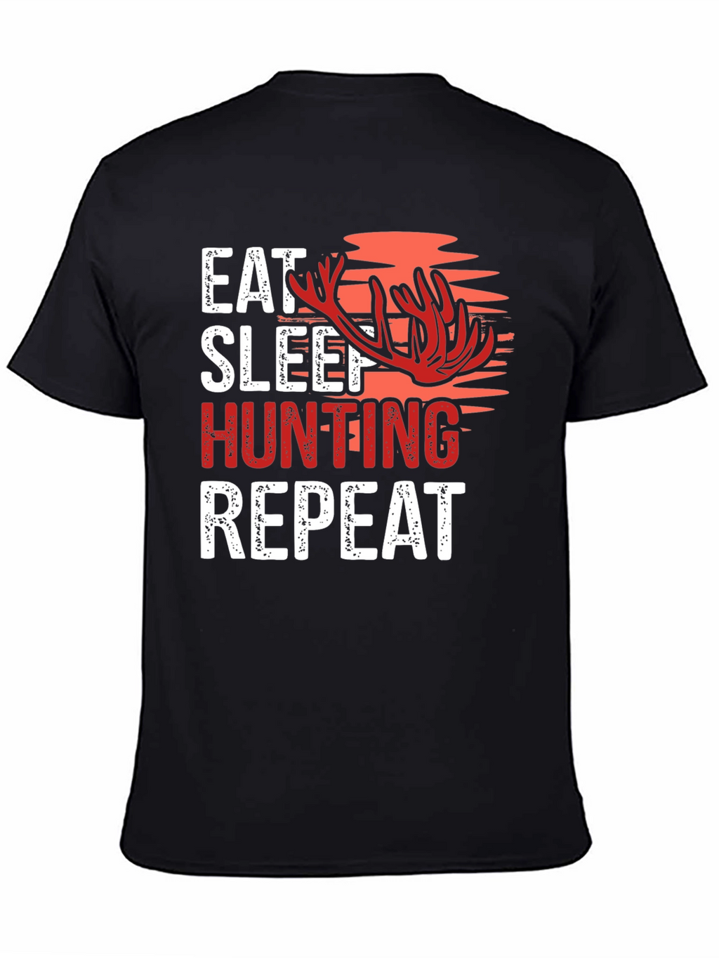 Eat Sleep Hunting Repeat Graphic Tee