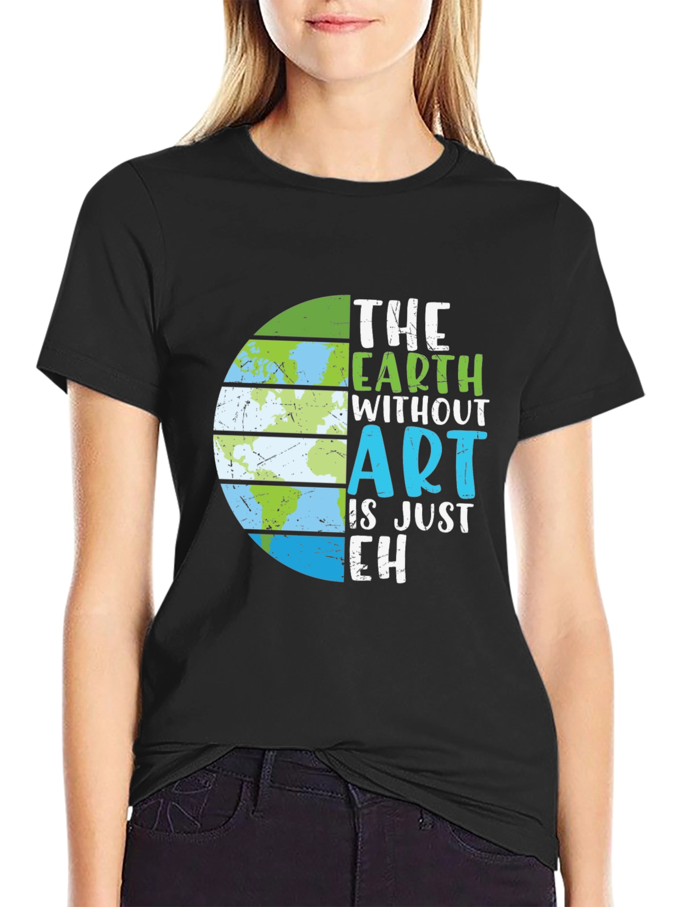 Earth Without Art T-Shirt - Artistic Earth Day Tee