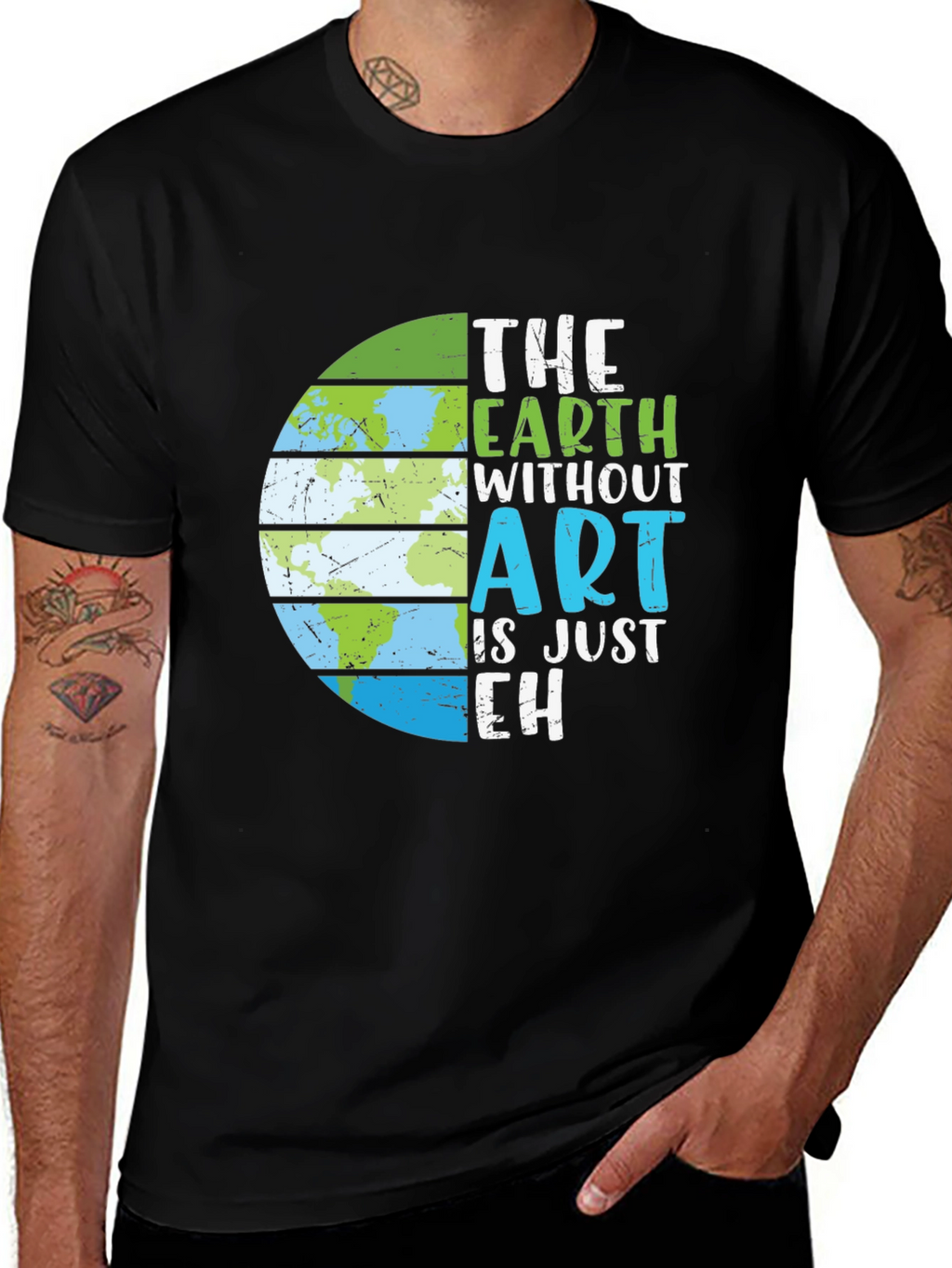 Earth Without Art T-Shirt - Artistic Earth Day Tee