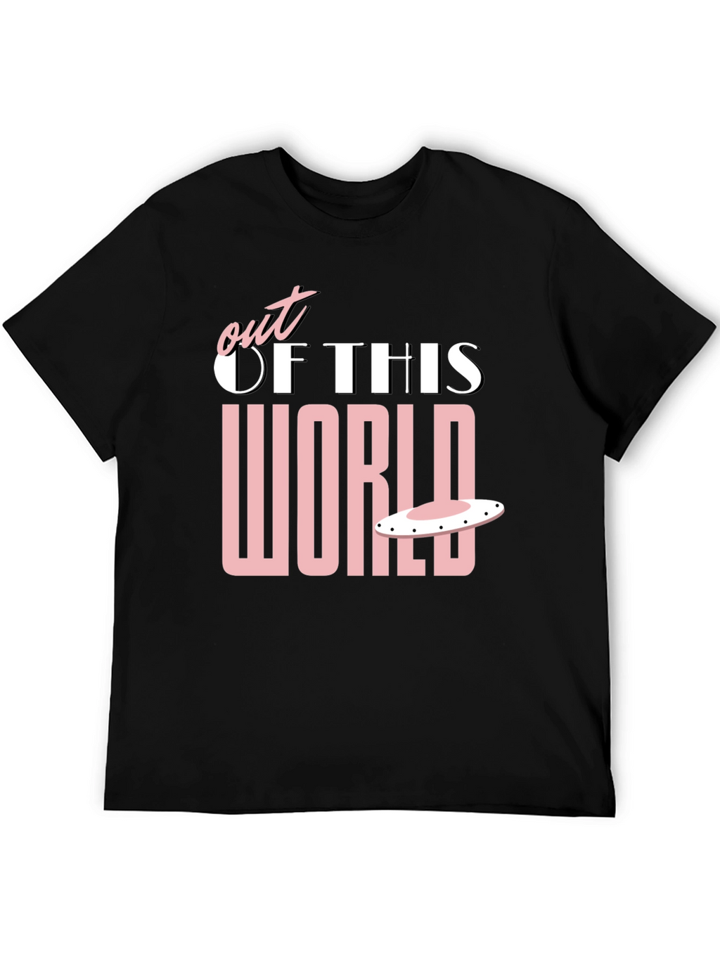 Out of This World Black Graphic T-Shirt