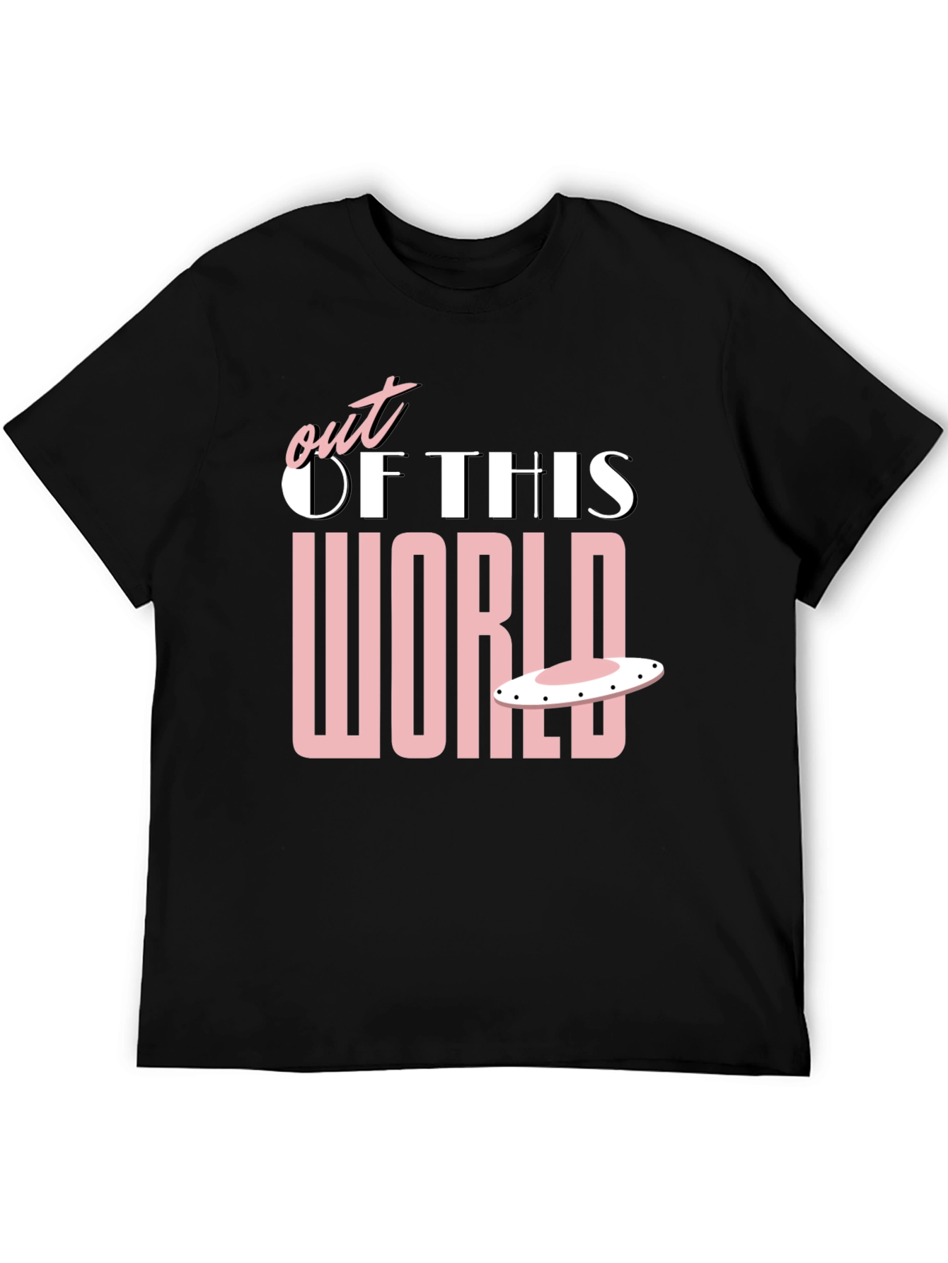 Out of This World Black Graphic T-Shirt