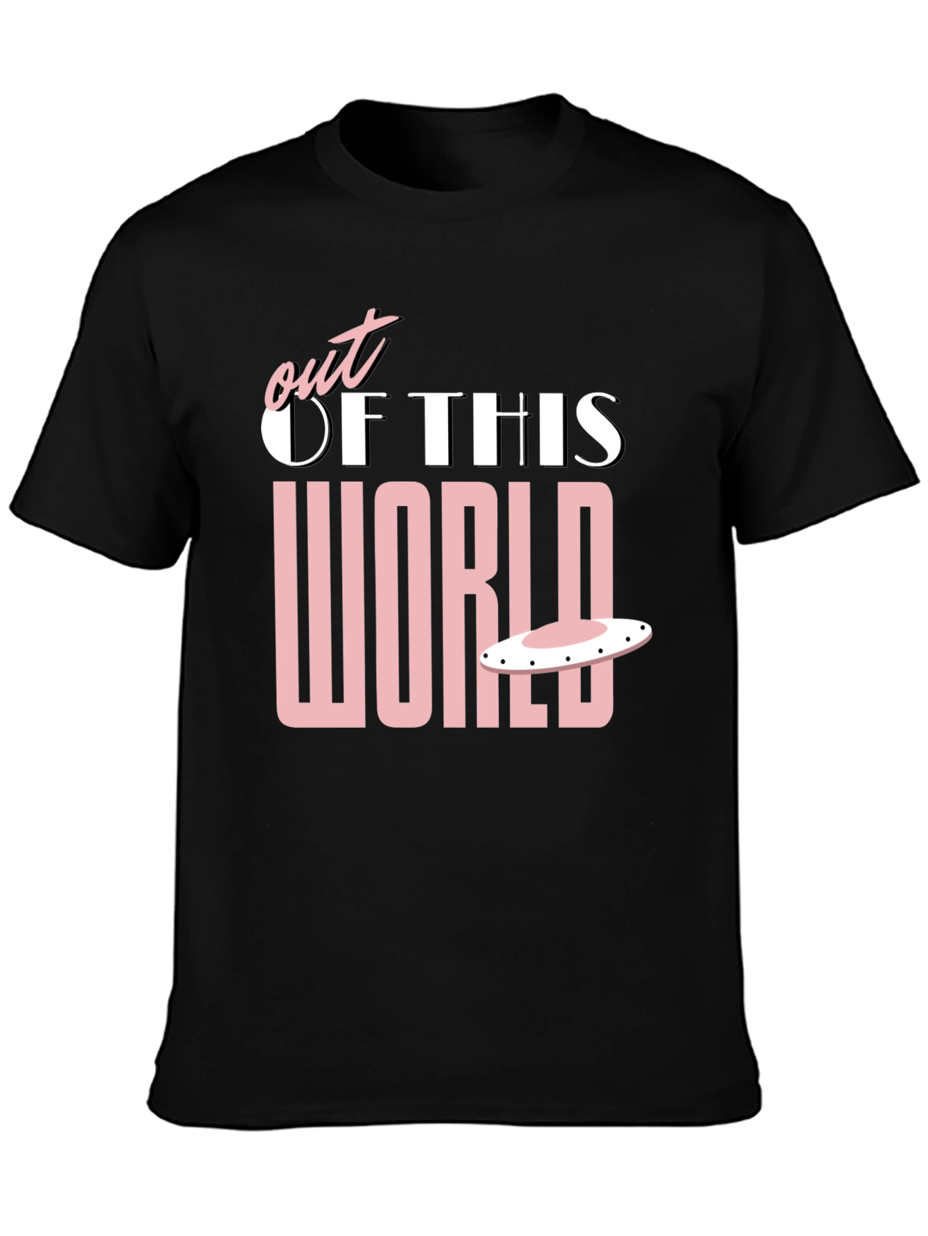 Out of This World Black Graphic T-Shirt