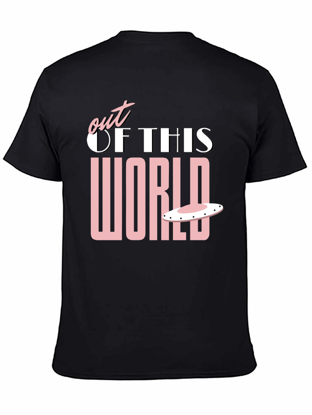 Out of This World Black Graphic T-Shirt