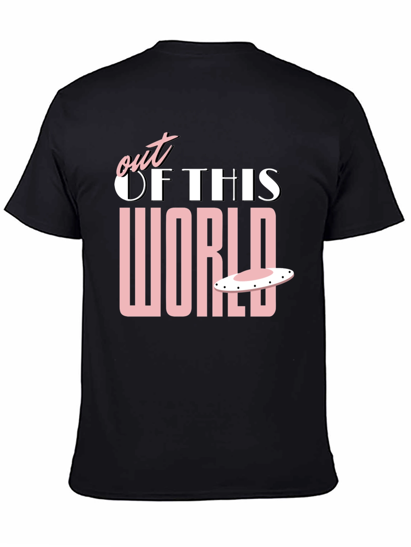 Out of This World Black Graphic T-Shirt