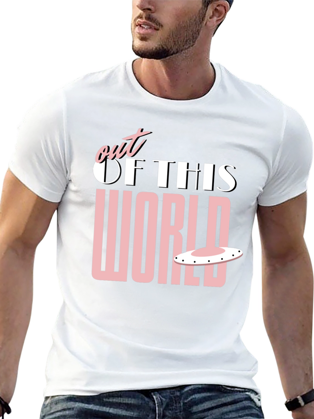 Out of This World Black Graphic T-Shirt