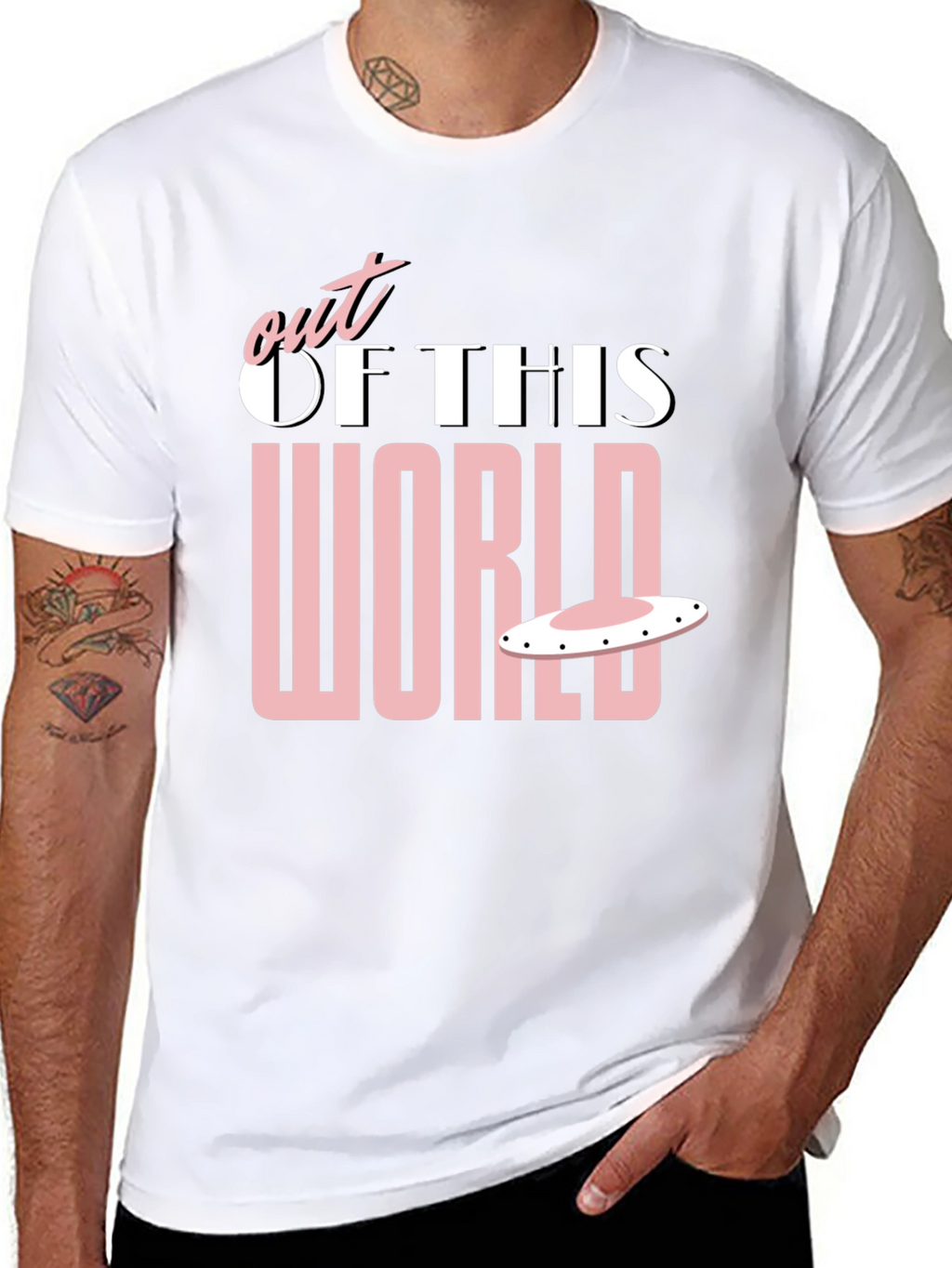 Out of This World Black Graphic T-Shirt