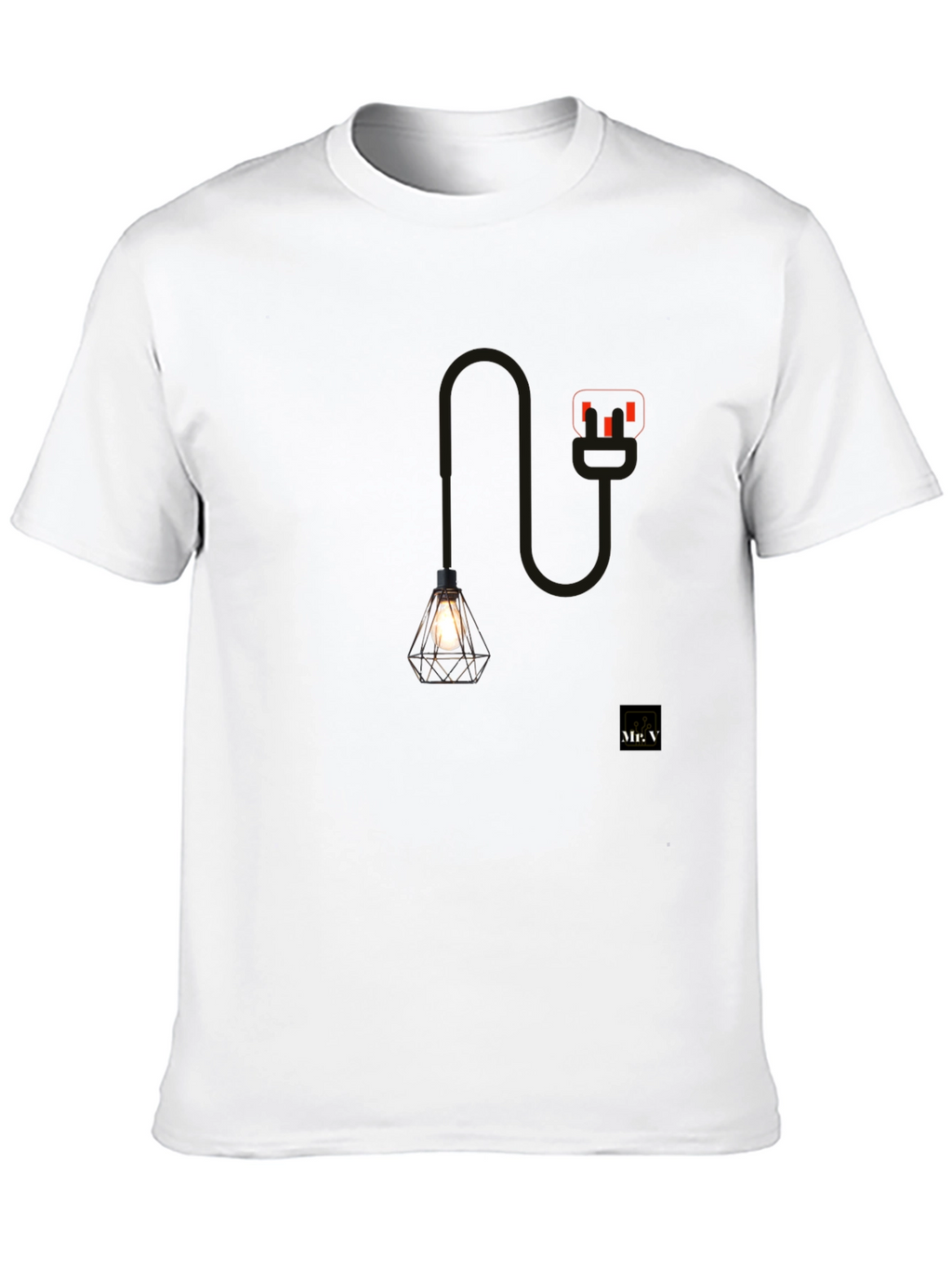 Unique Lamp Graphic T-Shirt