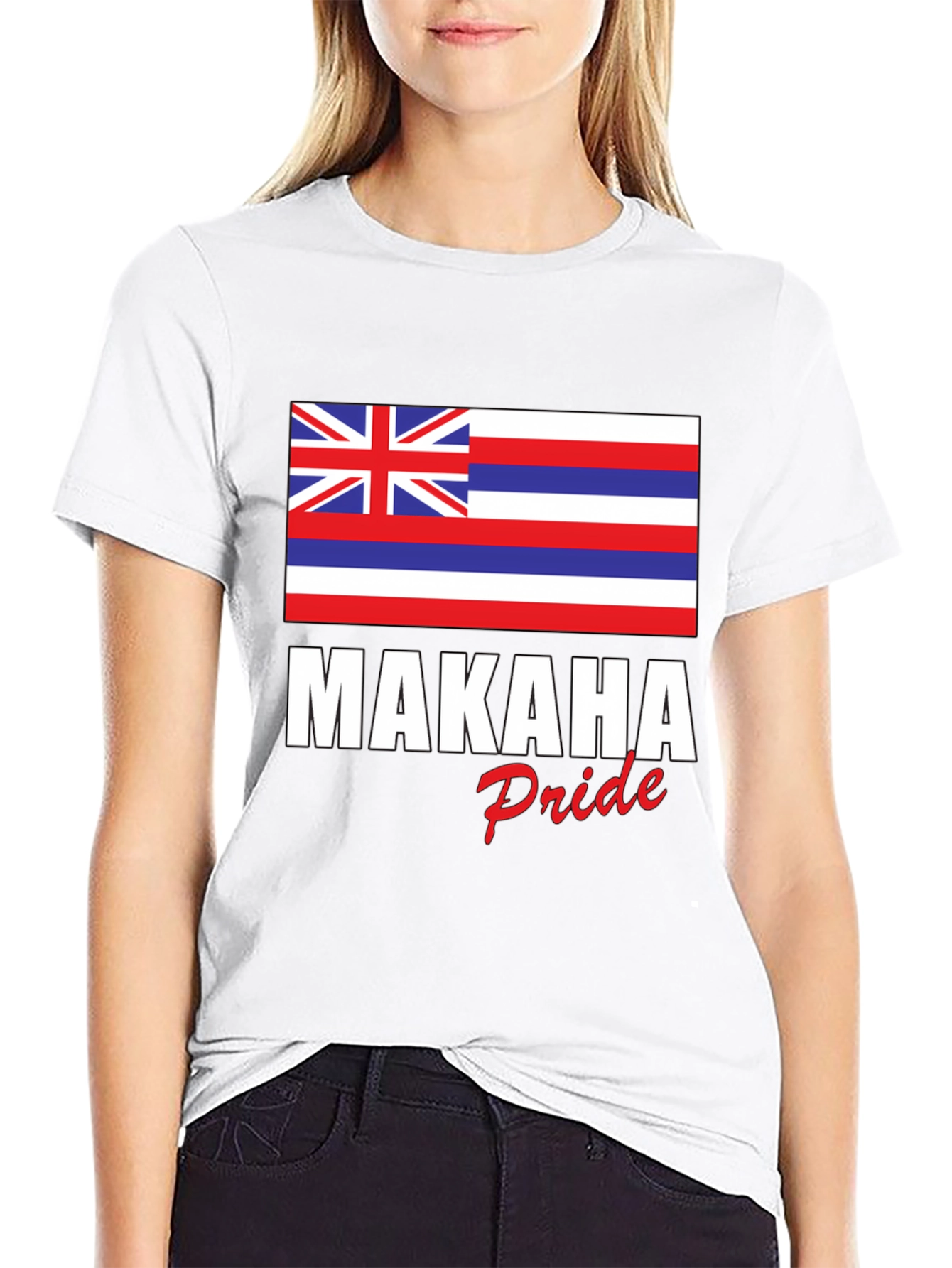 Makaha Pride T-Shirt - Hawaiian Flag Graphic Tee