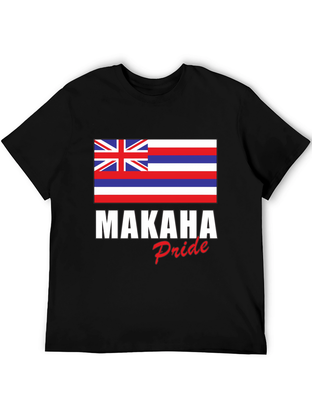 Makaha Pride T-Shirt - Hawaiian Flag Graphic Tee