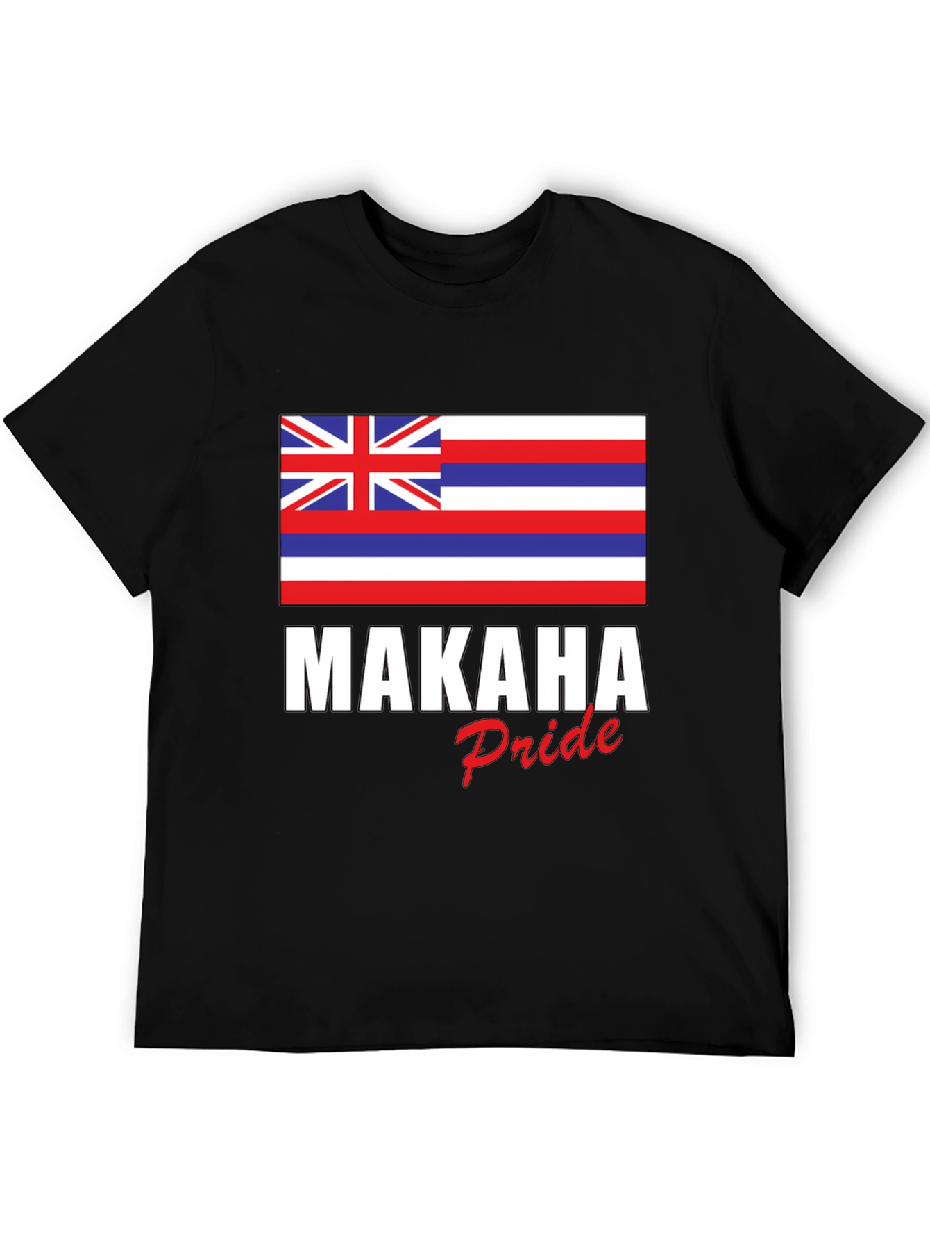 Makaha Pride T-Shirt - Hawaiian Flag Graphic Tee