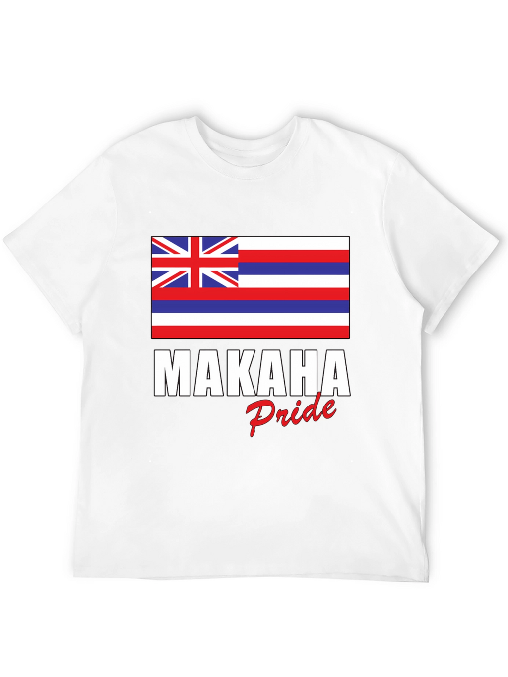 Makaha Pride T-Shirt - Hawaiian Flag Graphic Tee