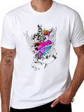 Heart & Dagger Graphic Tee - Black Unisex Shirt