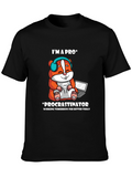 Procrastinator T-Shirt: Im a Pro Hamster Design