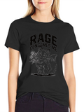 Rage Consumes Me Fox Graphic Tee