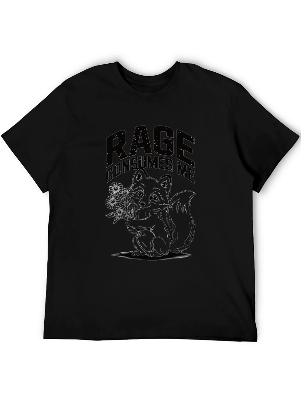 Rage Consumes Me Fox Graphic Tee