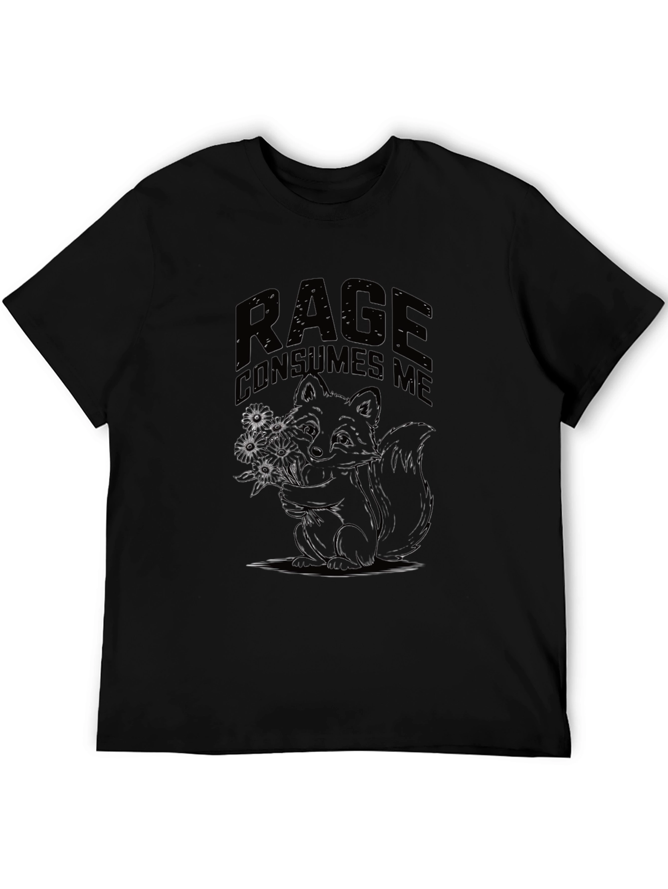 Rage Consumes Me Fox Graphic Tee