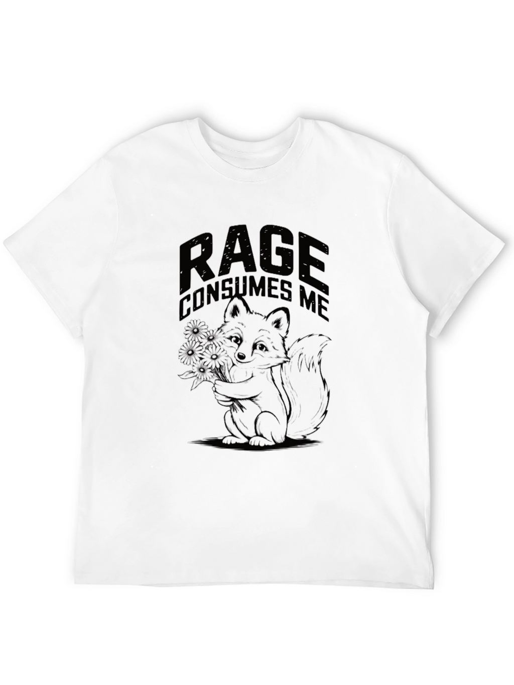 Rage Consumes Me Fox Graphic Tee