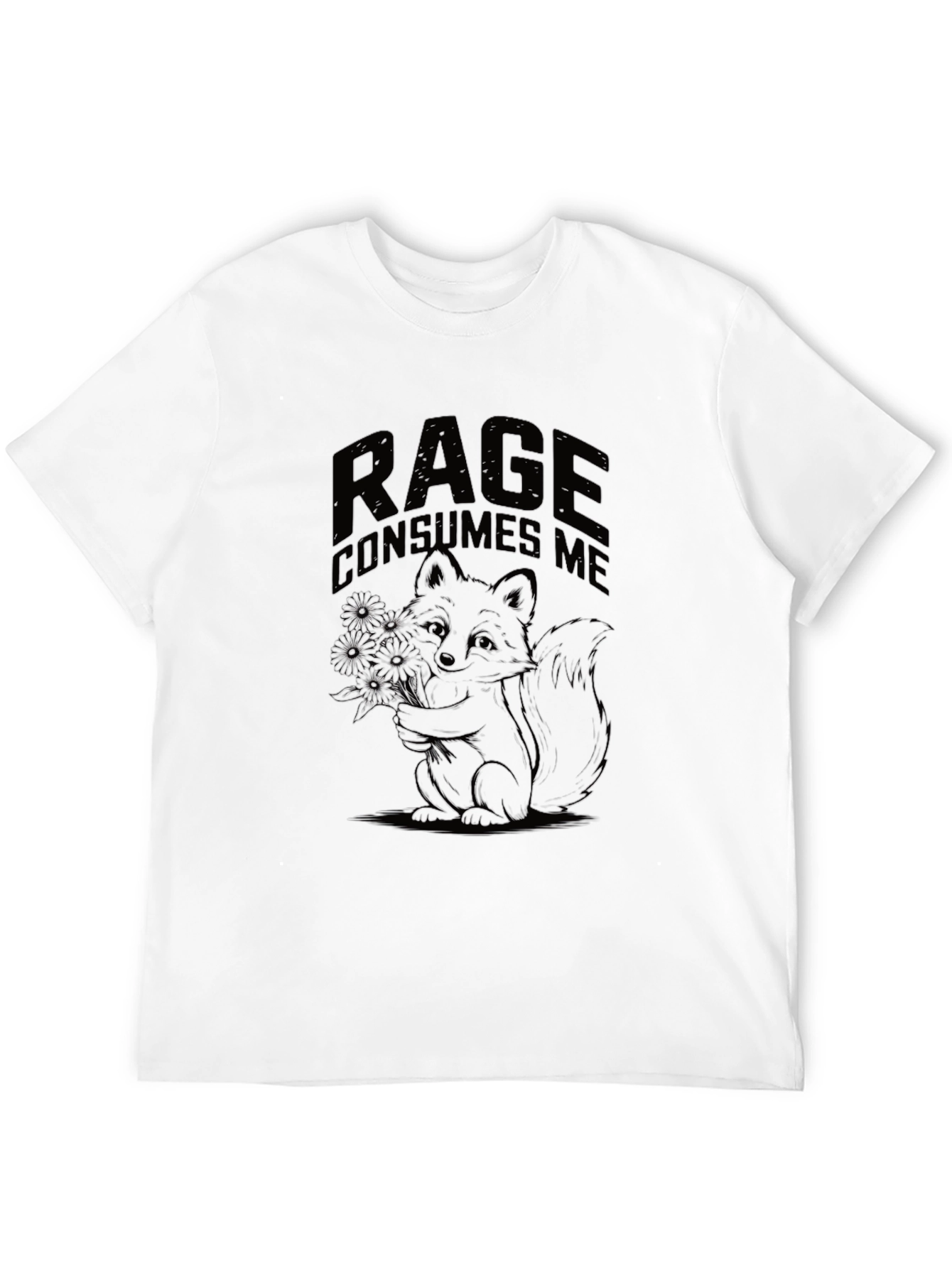 Rage Consumes Me Fox Graphic Tee