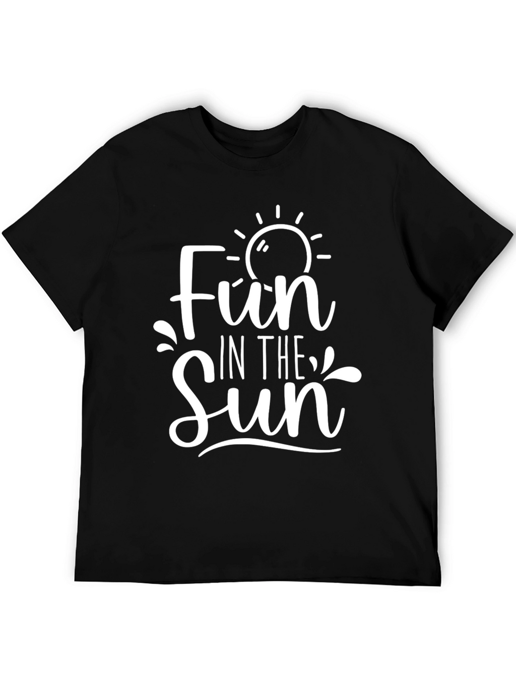 Fun In The Sun Graphic Tee - Black