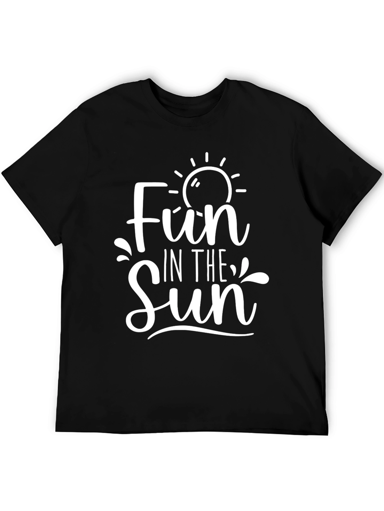 Fun In The Sun Graphic Tee - Black