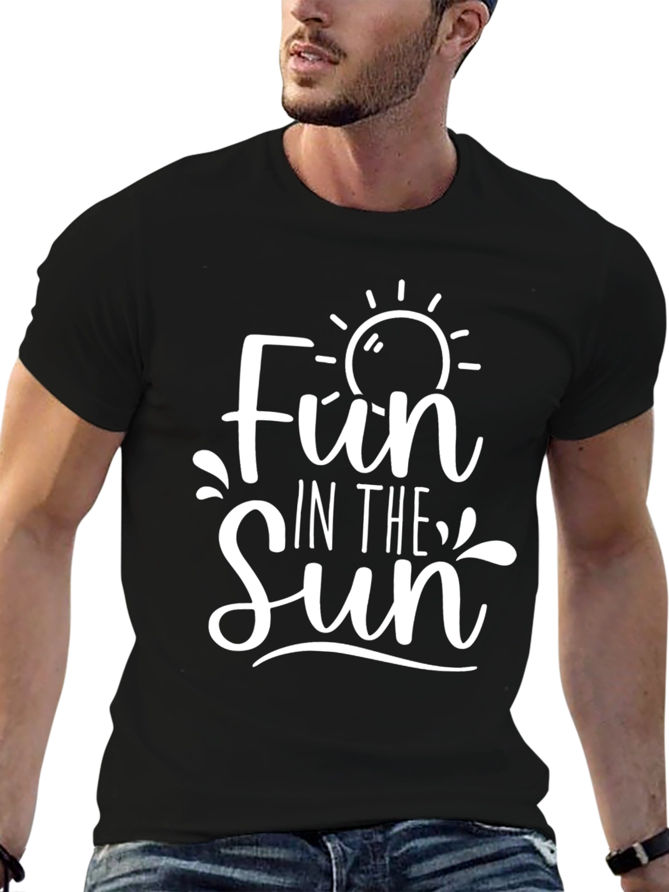 Fun In The Sun Graphic Tee - Black