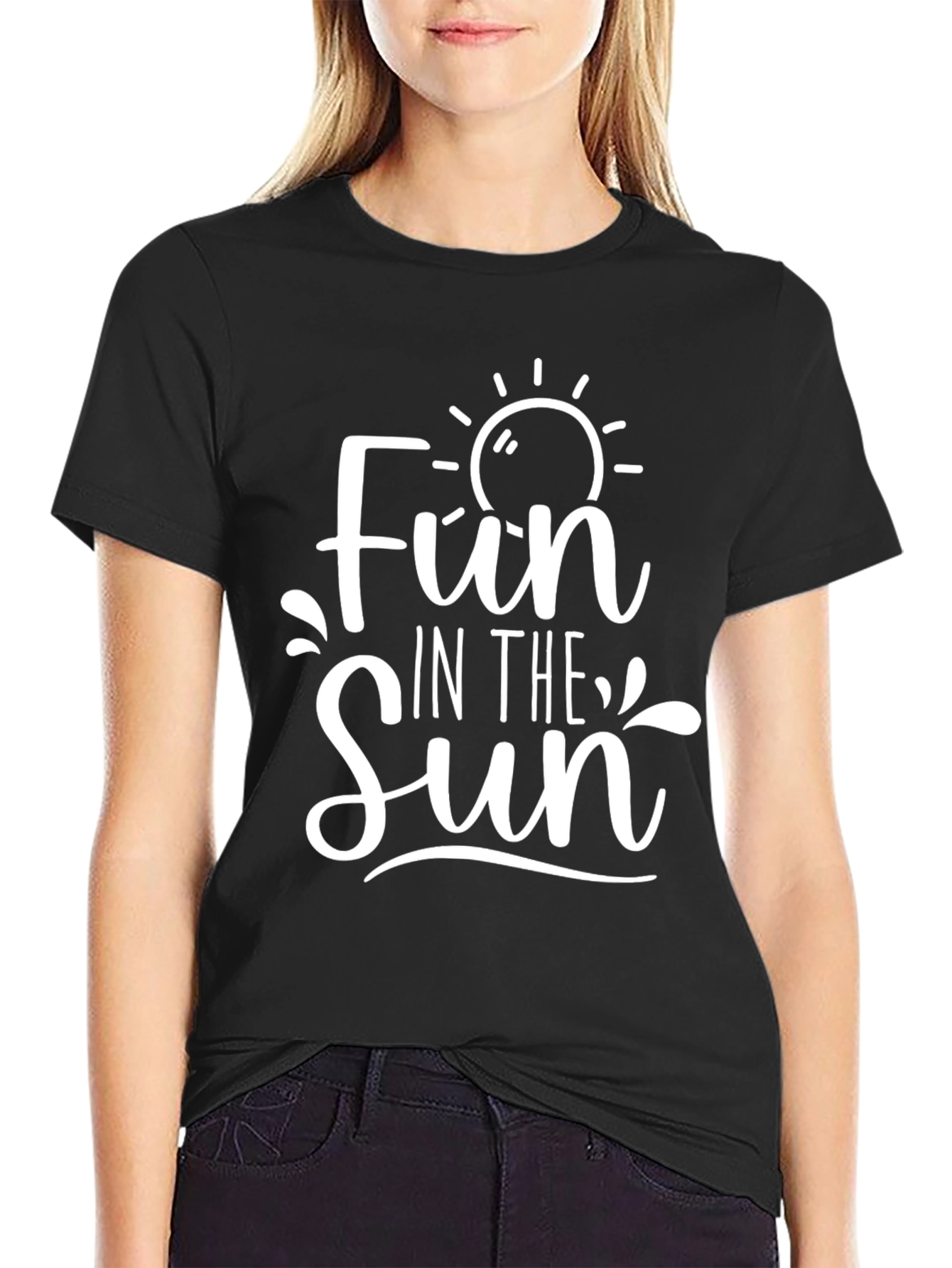 Fun In The Sun Graphic Tee - Black