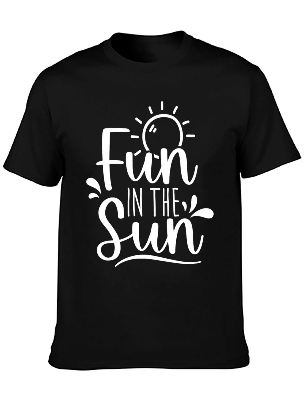 Fun In The Sun Graphic Tee - Black