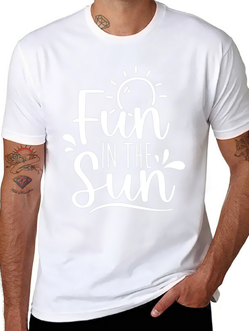 Fun In The Sun Graphic Tee - Black