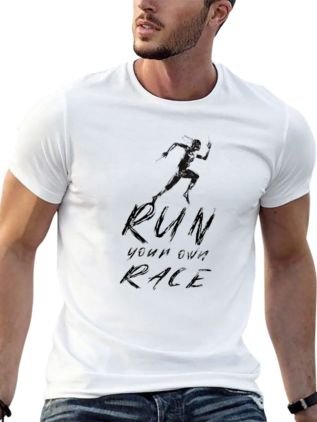 Run Your Own Race Graphic T-Shirt