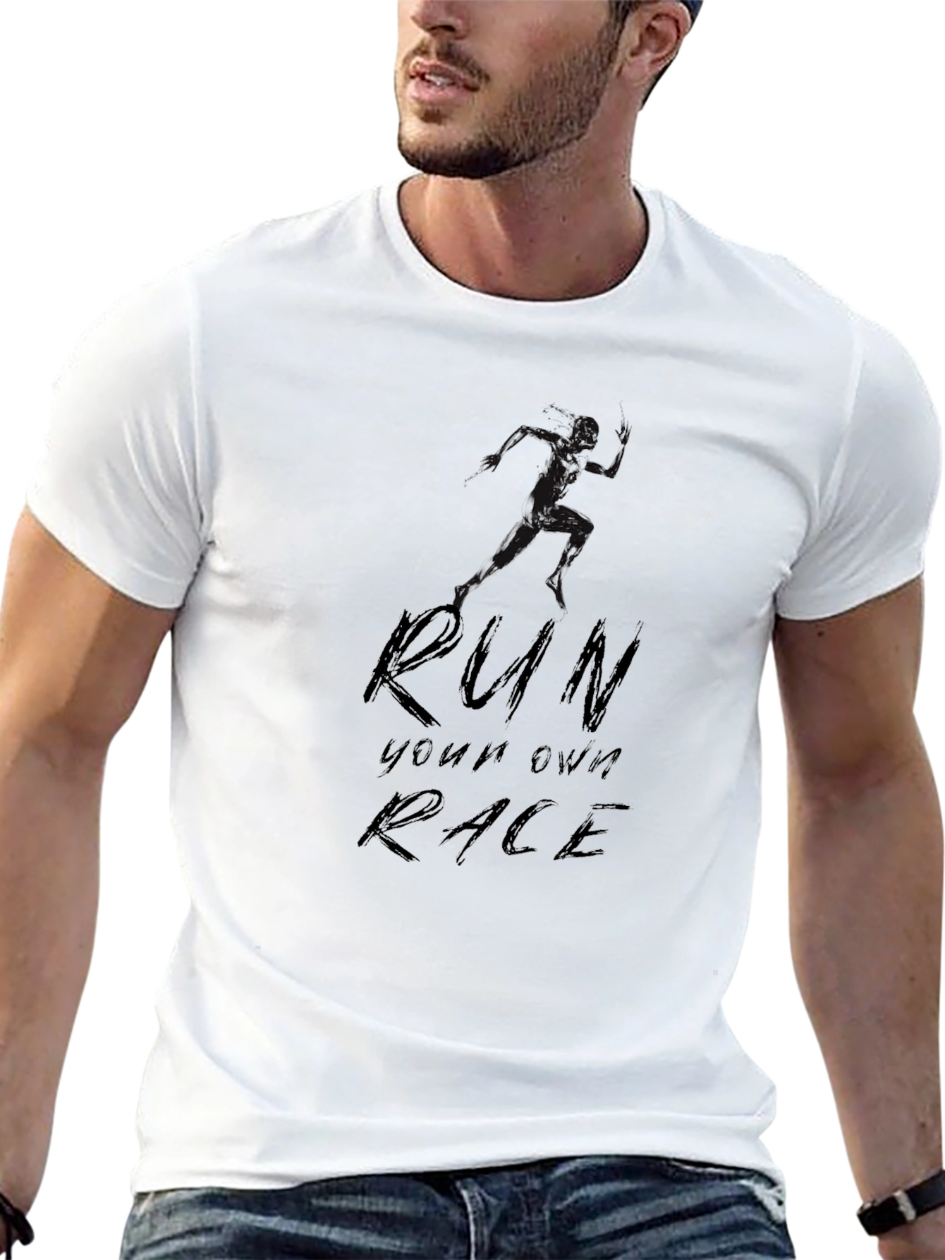 Run Your Own Race Graphic T-Shirt
