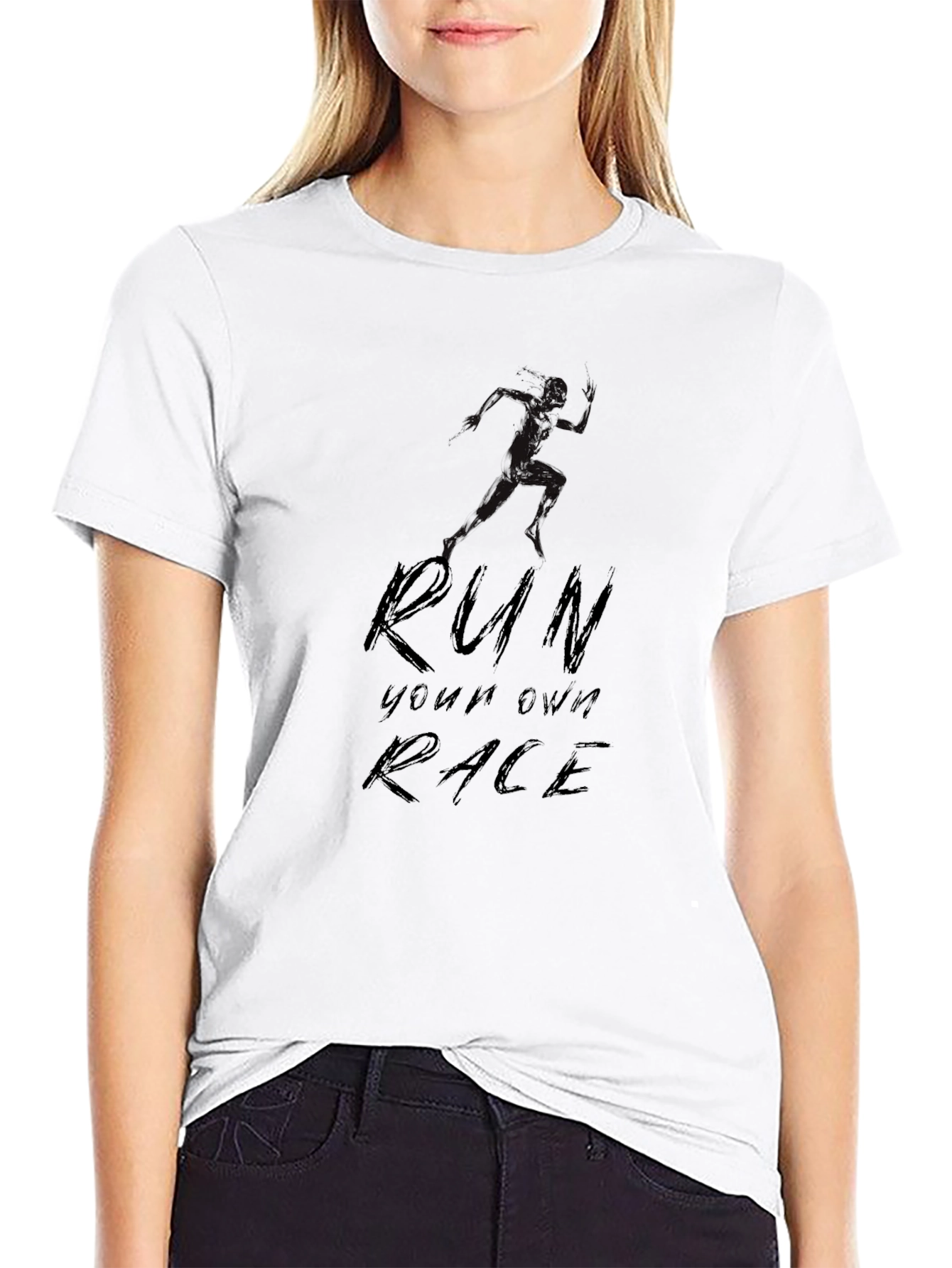 Run Your Own Race Graphic T-Shirt