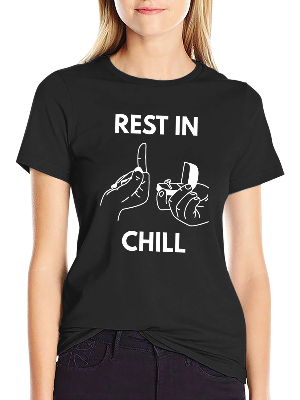 Rest In Chill Graphic Tee Funny T-Shirt